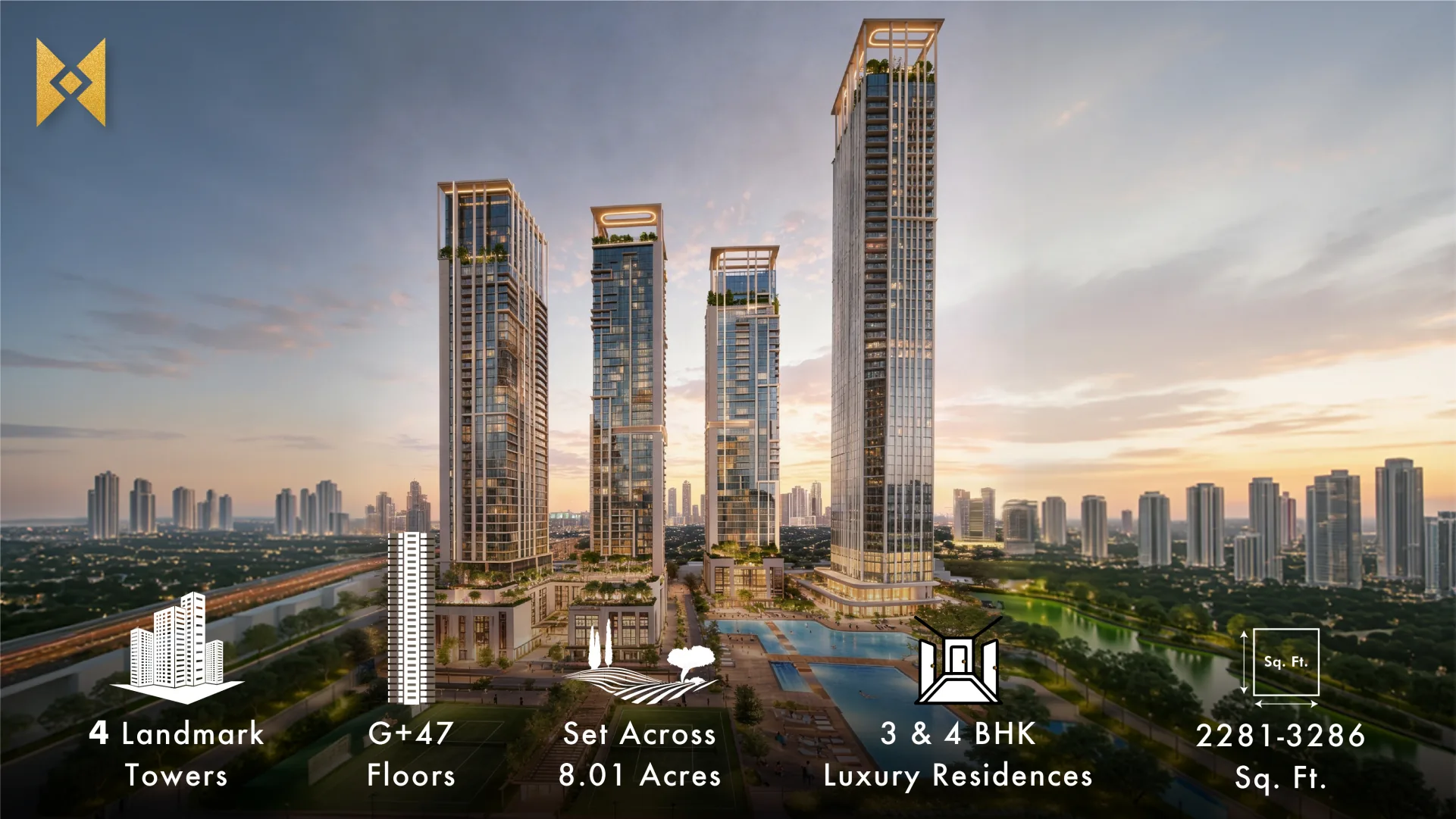 Sapphire by Auro Realty towers in Kondapur