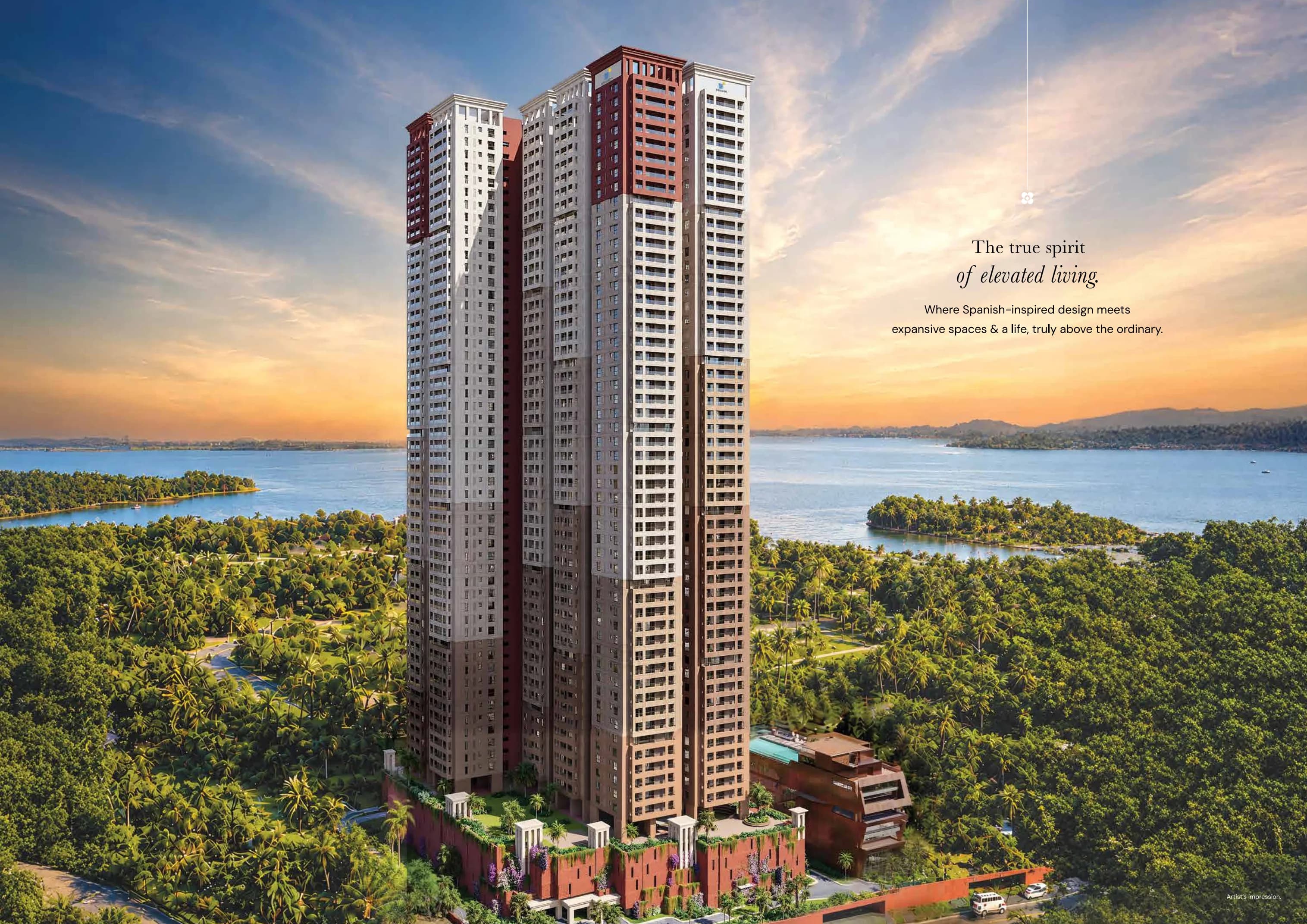 Brigade Barcelona towers in Neopolis, Hyderabad